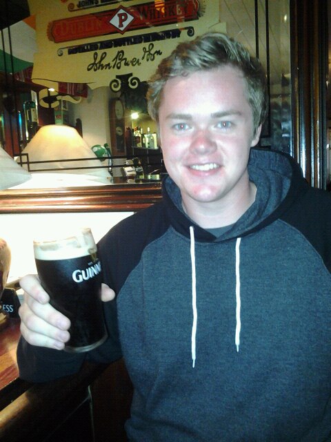 First Guinness in Dublin 