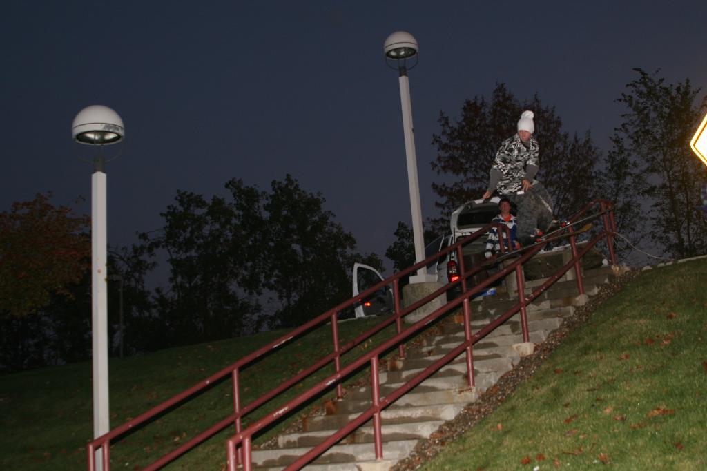 First handrail of the season