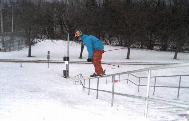 First handrail