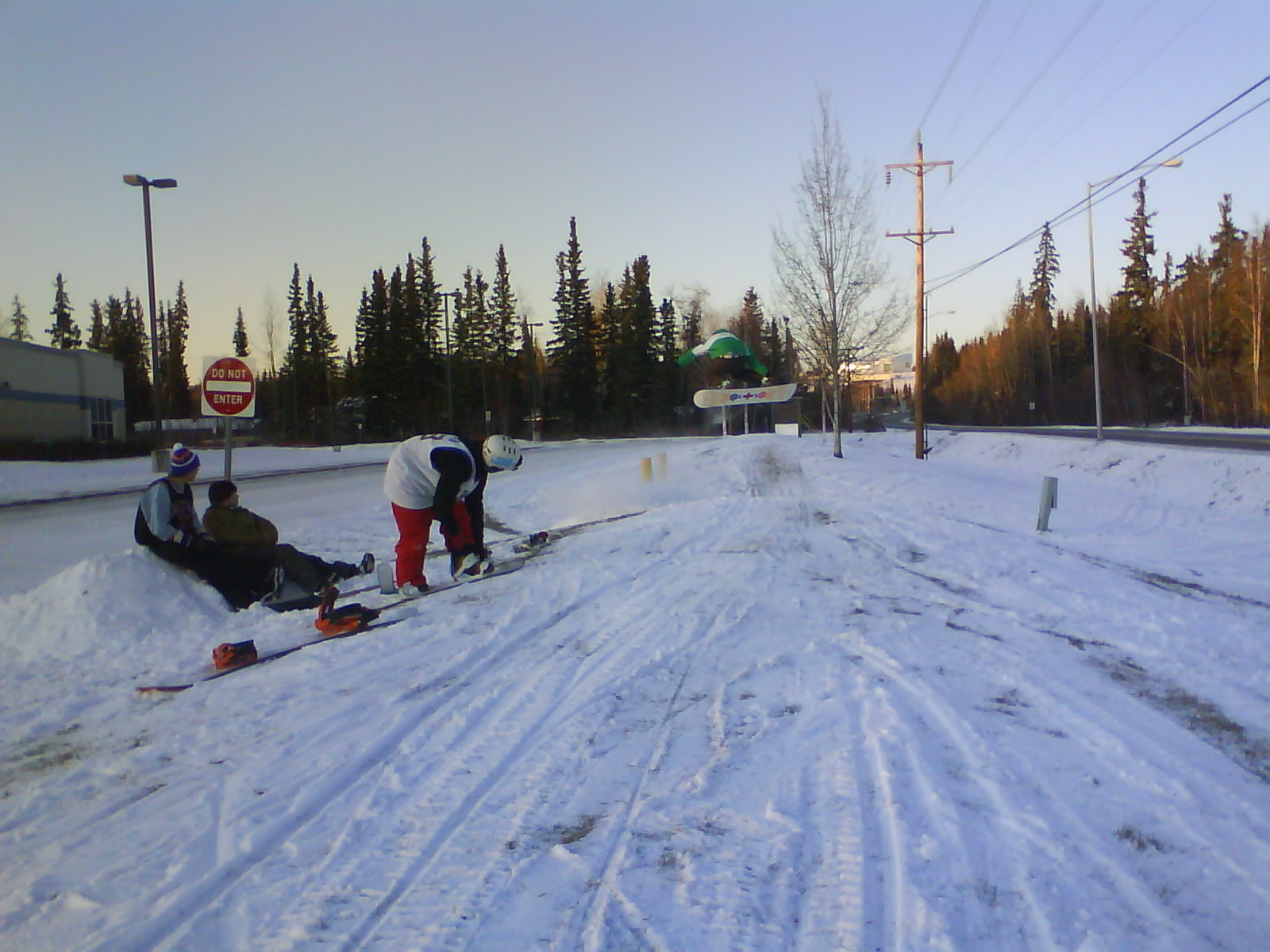 First jump session of the season