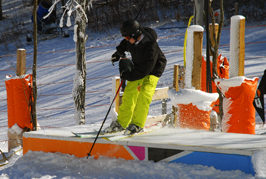 First slide of the season