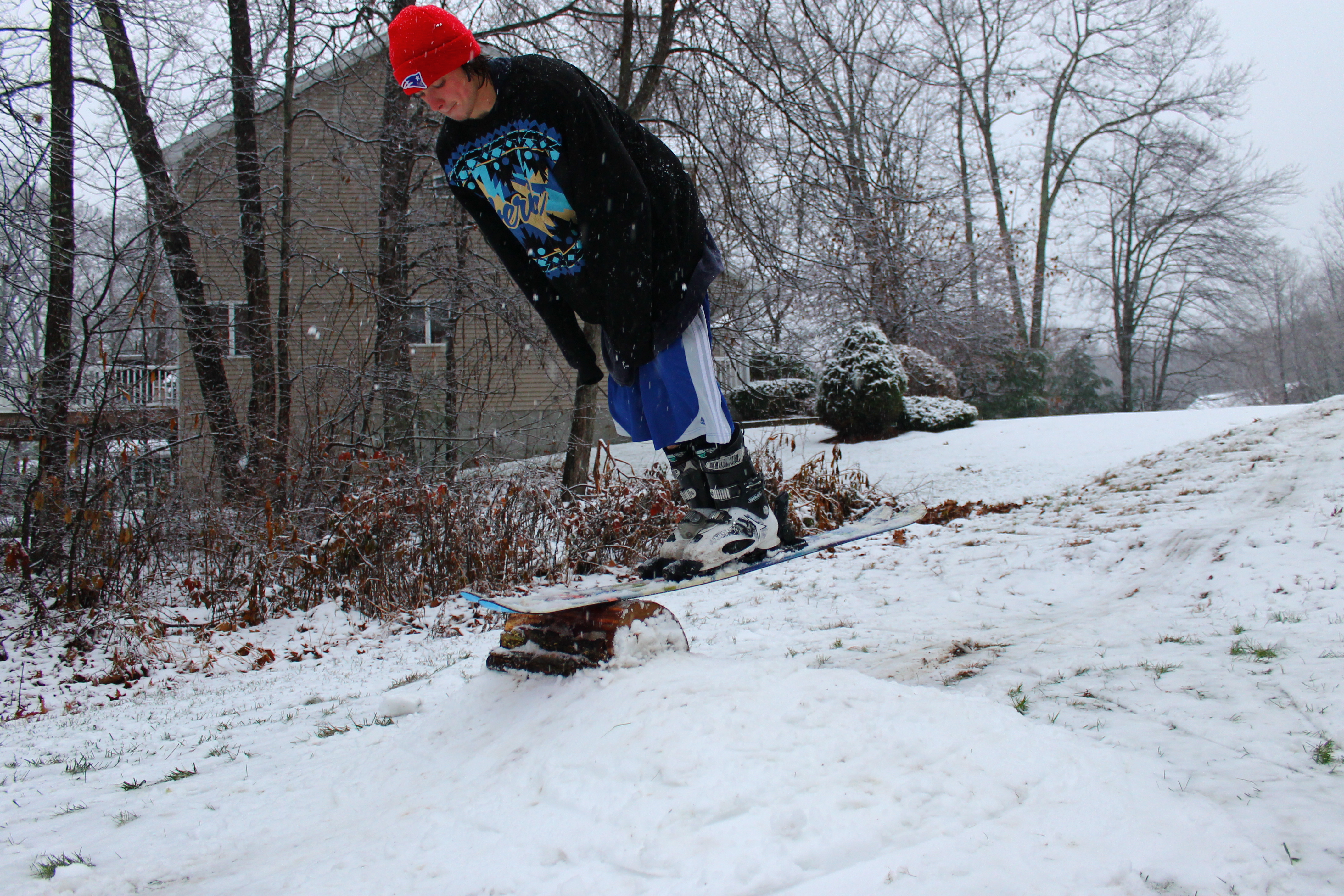 First snow in Dudley Massachusetts