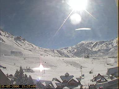 first snow in las lenas!!!