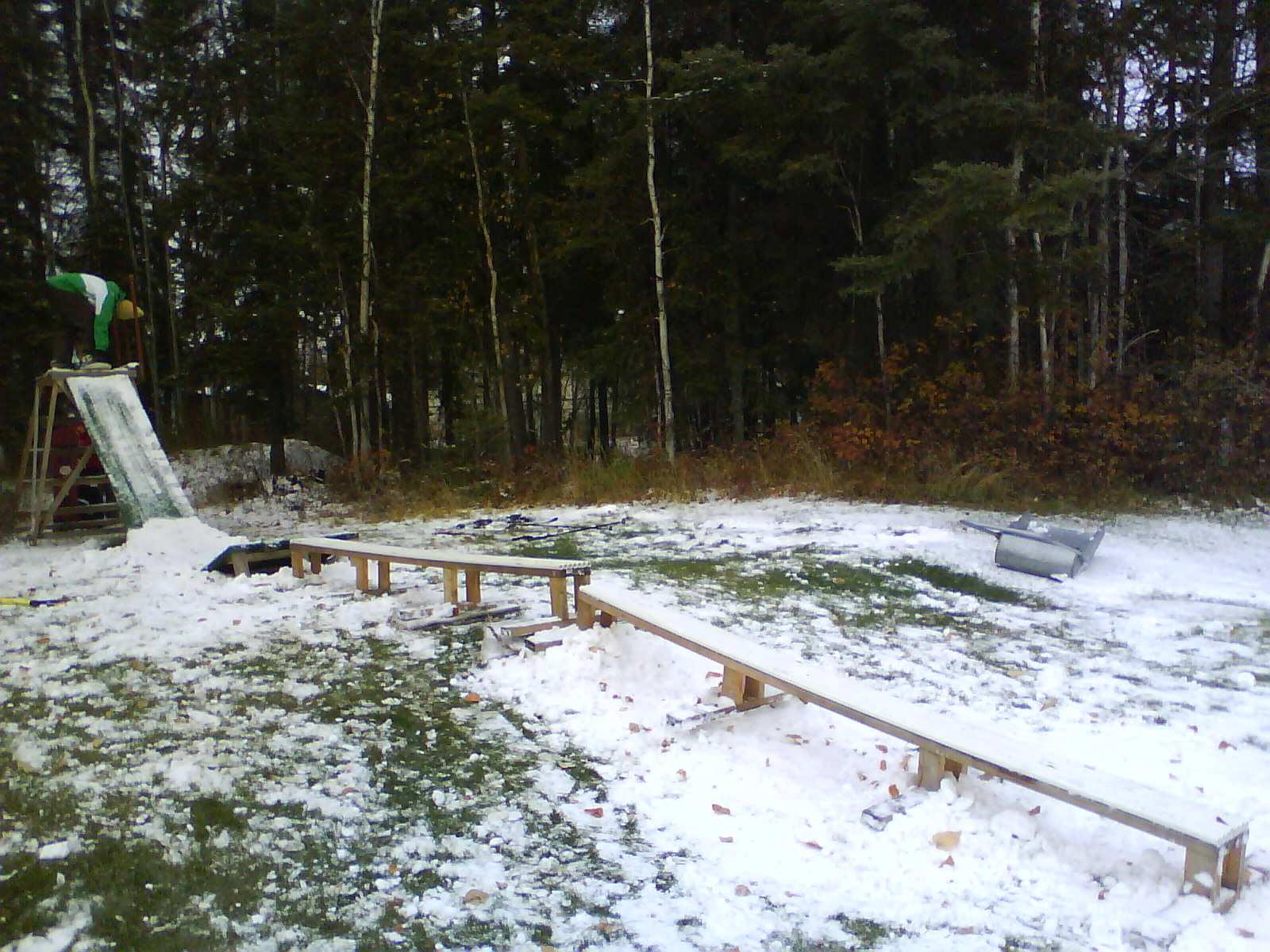 First snow setup of the season