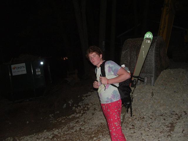 First time out skiing