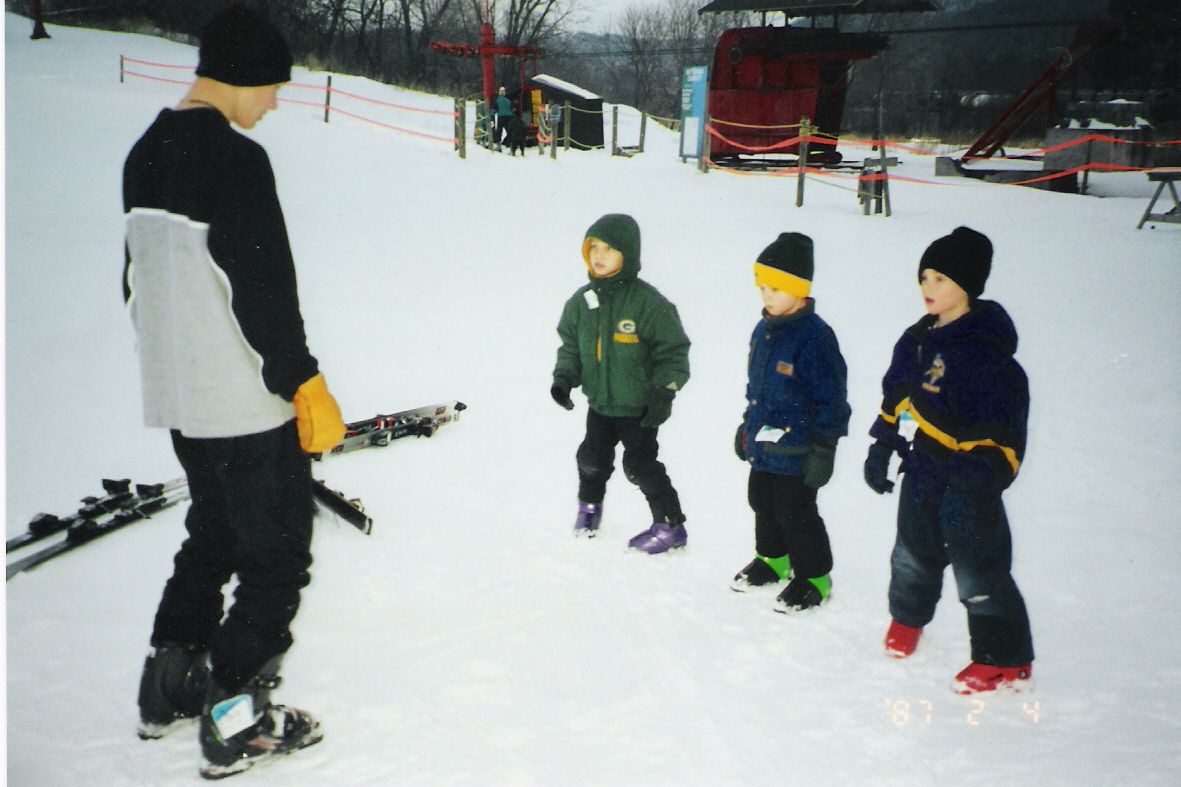 First time skiing. Ever.