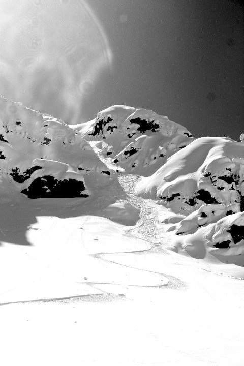 First tracks 17th of April