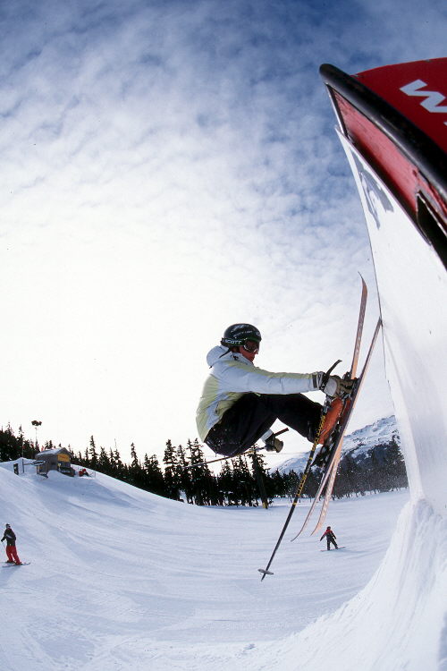 first wall ride on Blackcomb...old