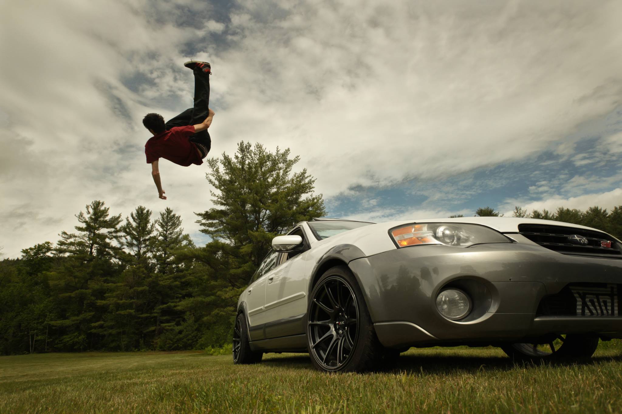 flat 3 off my outback xti