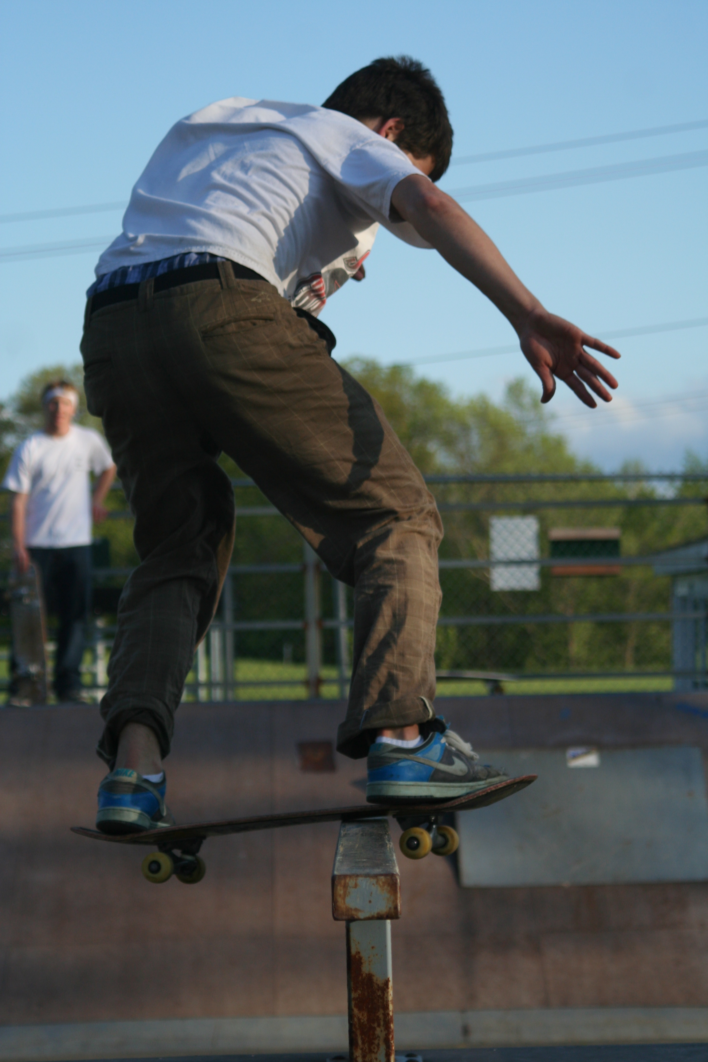 Flatbar boardslide