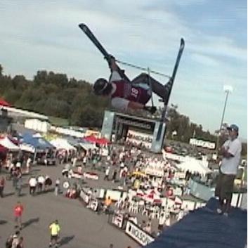 Flatspin 540 critical during practice at Snow Jam Albany