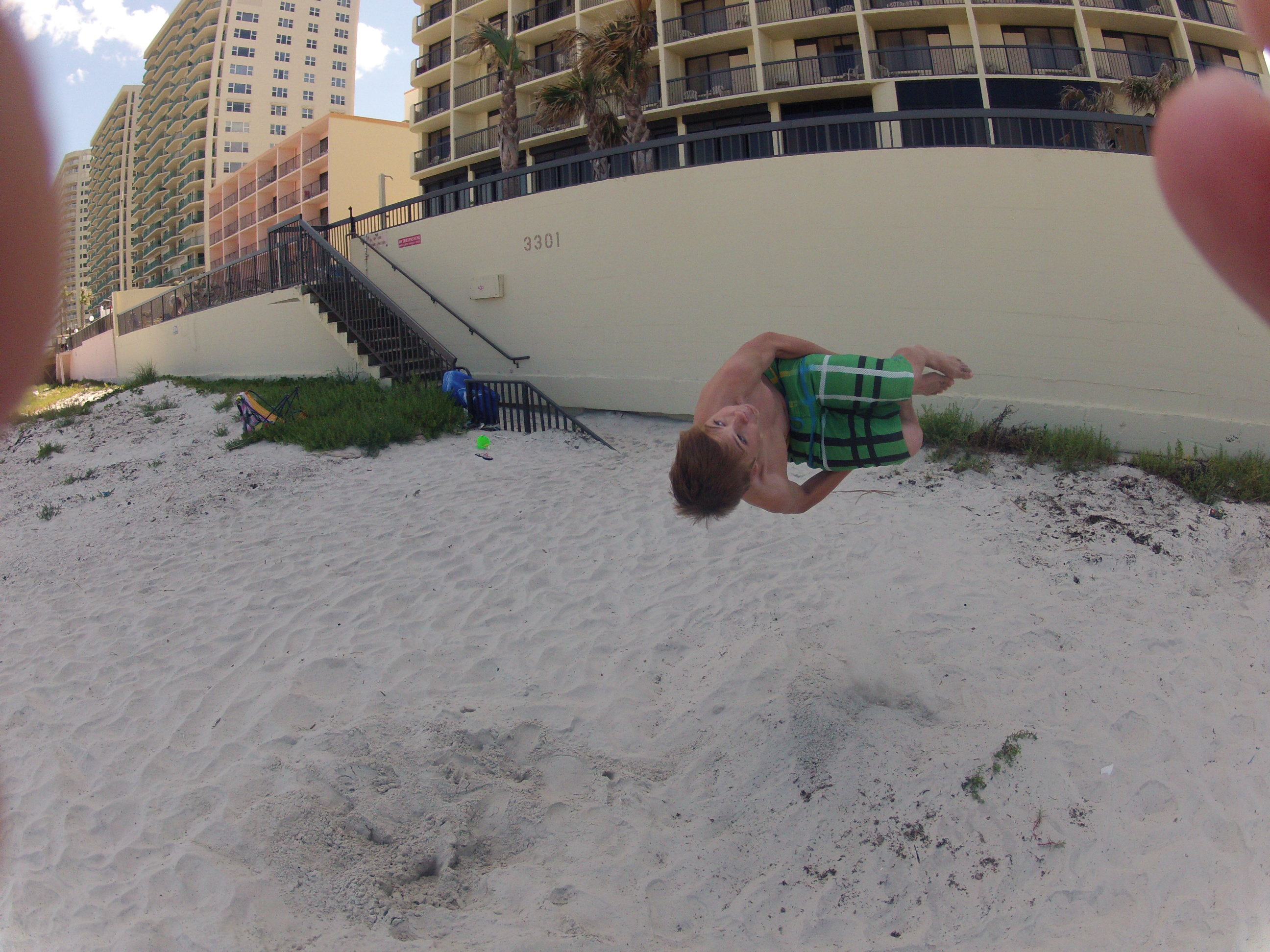 Flippin On the Beach 