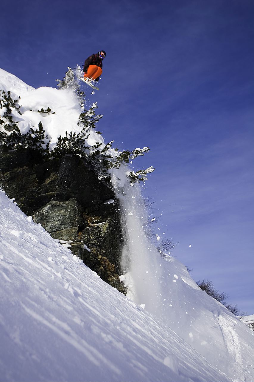 Flo Edenberger gettin some air in Anton