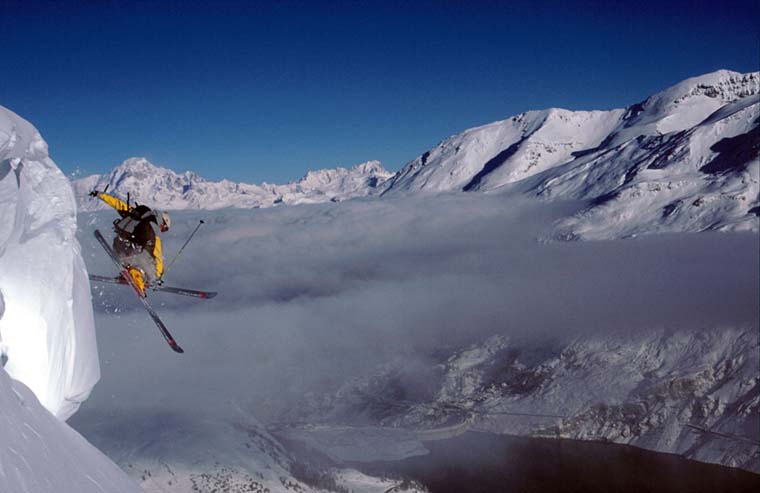 flyin over the clouds