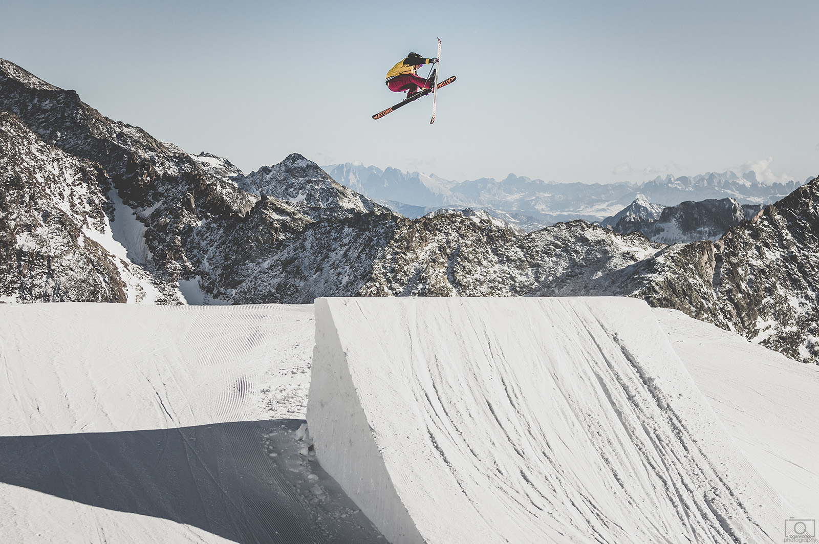 Flying above in Stubai