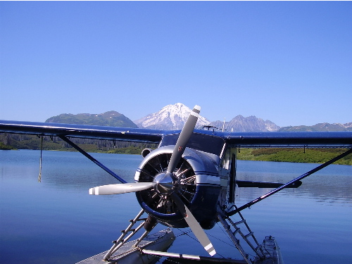 flying into bear lake on a float plane--------niceeeee alaskan day!