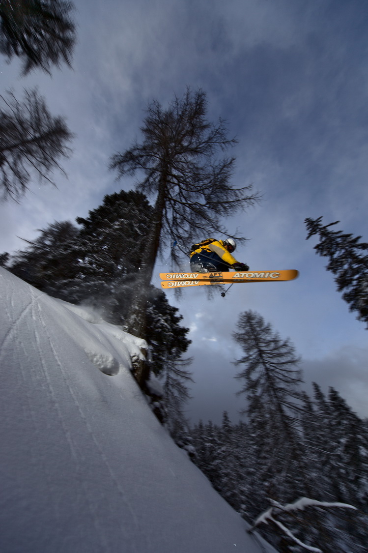 Flying through the air