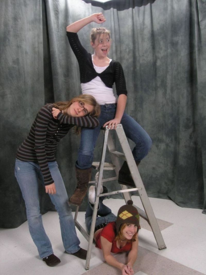 fooling around in comm tech class