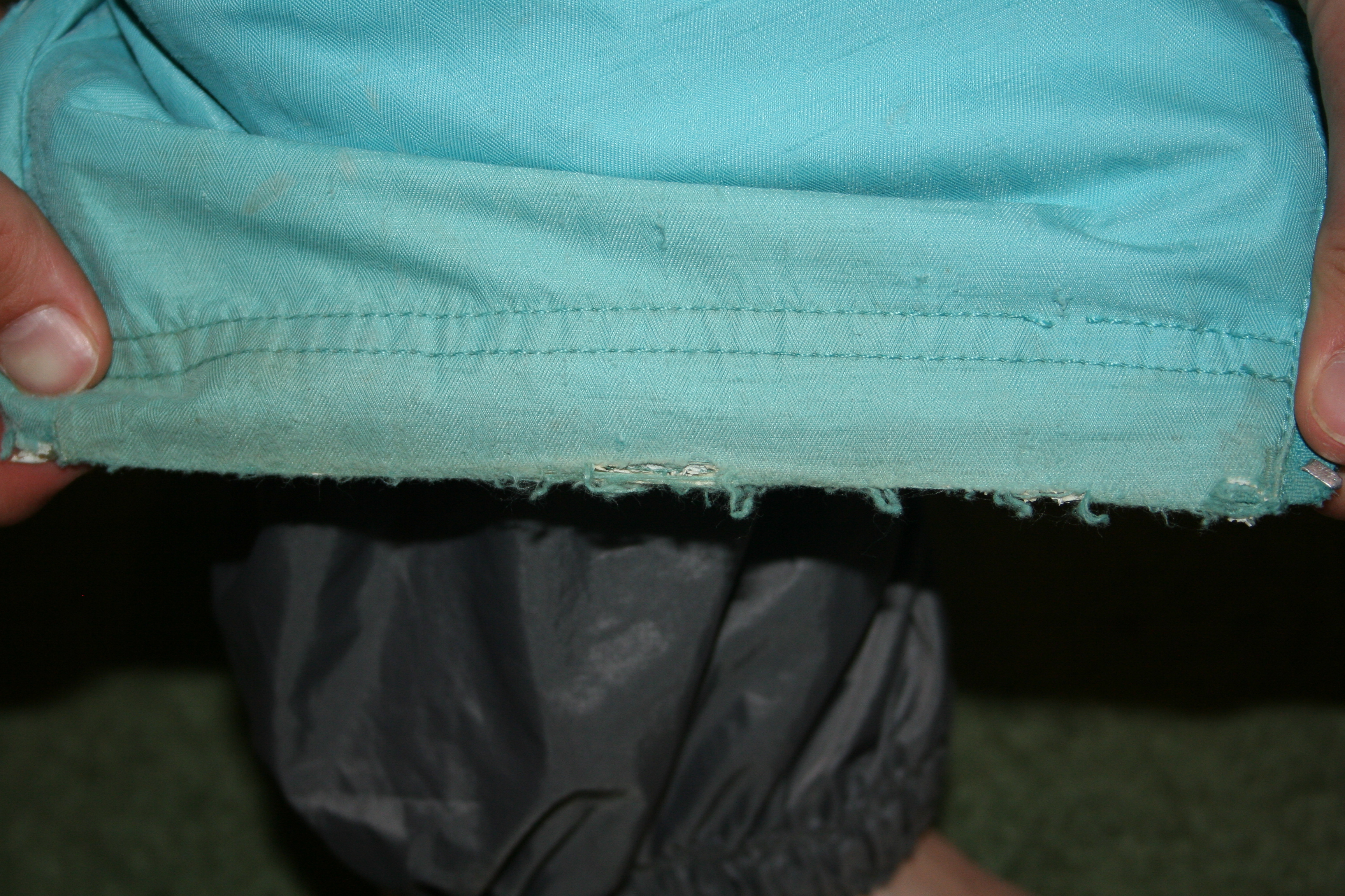 Frays on In focus pants