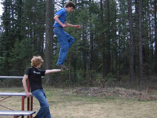 freestyle running session, pic #7, balance