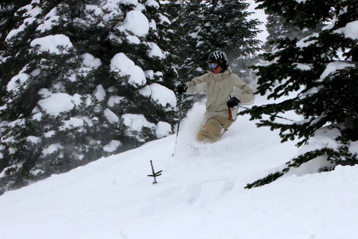 Fresh snow in Steamboat