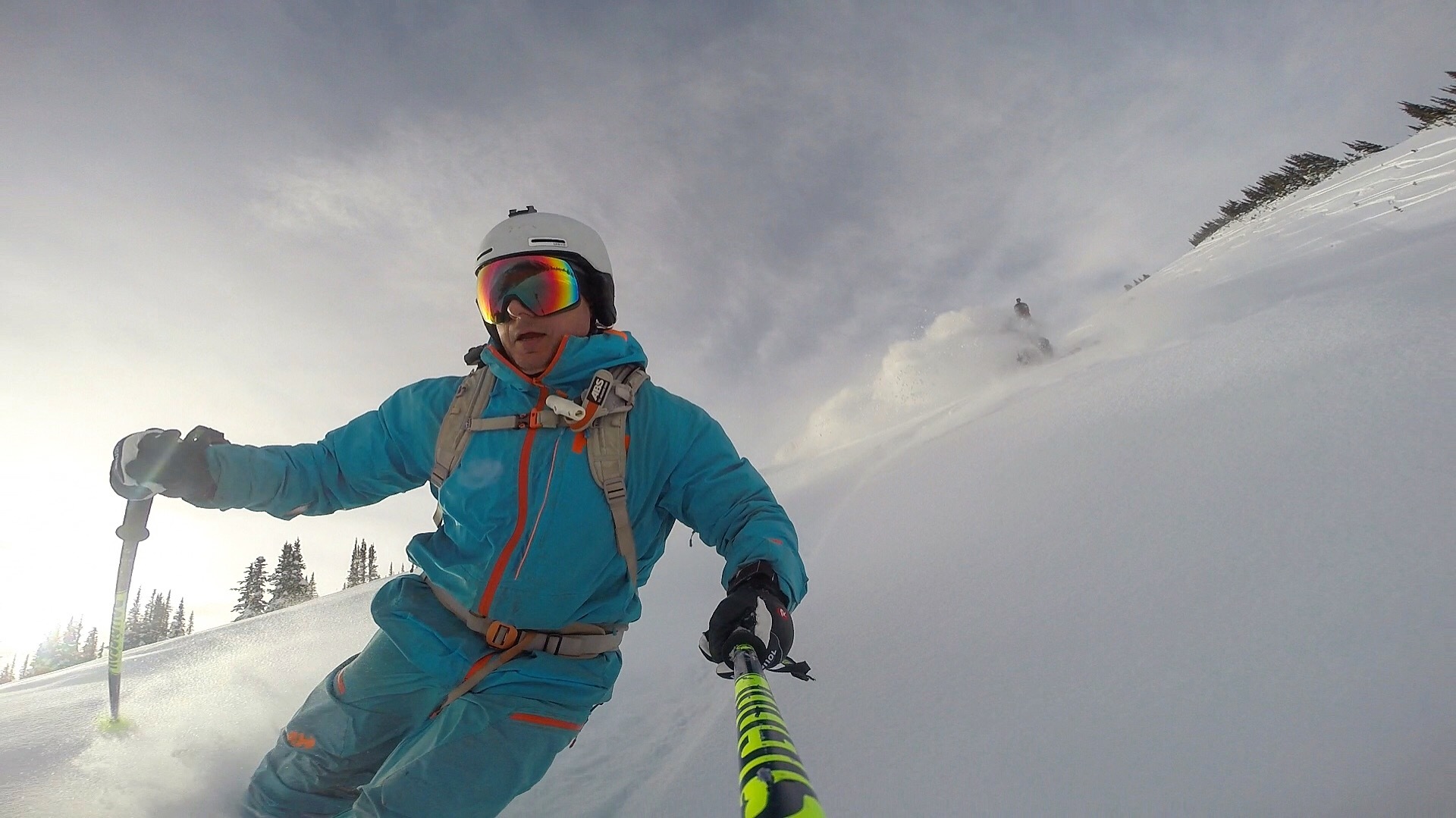 Friends on a Pow Day