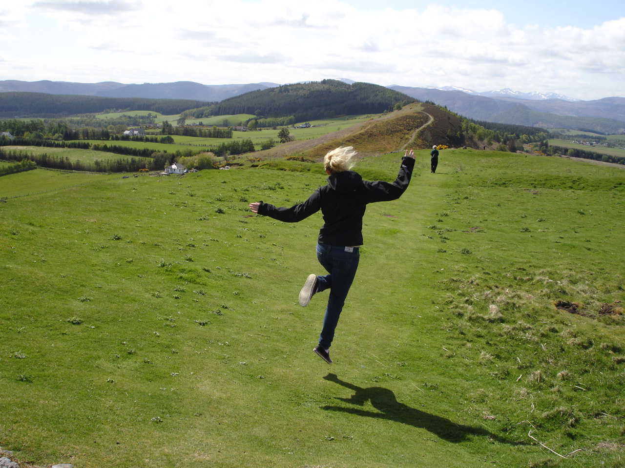 Frolicking in scotland