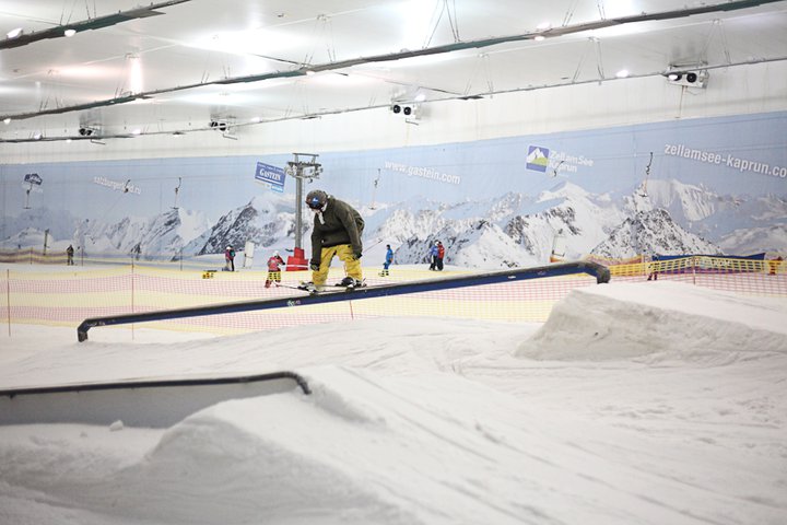from indoor ski resort