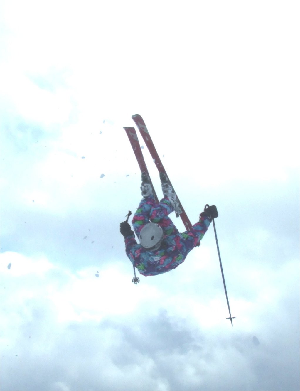 Front flip in nice outfit