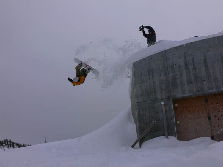 Front flip off bunker