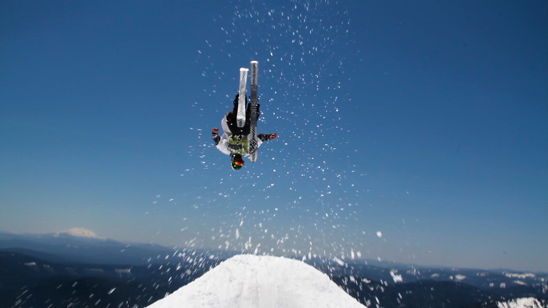 Front flip over spine 