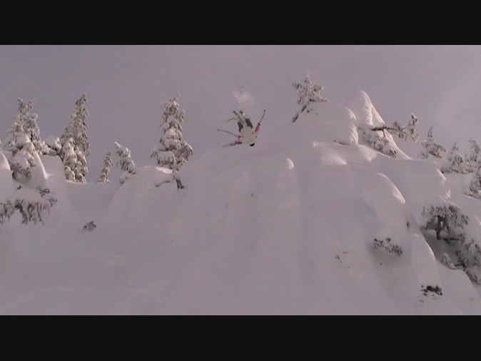 Front off a lil cliff