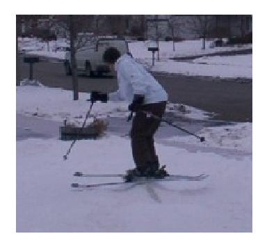 Front yard rail grinding