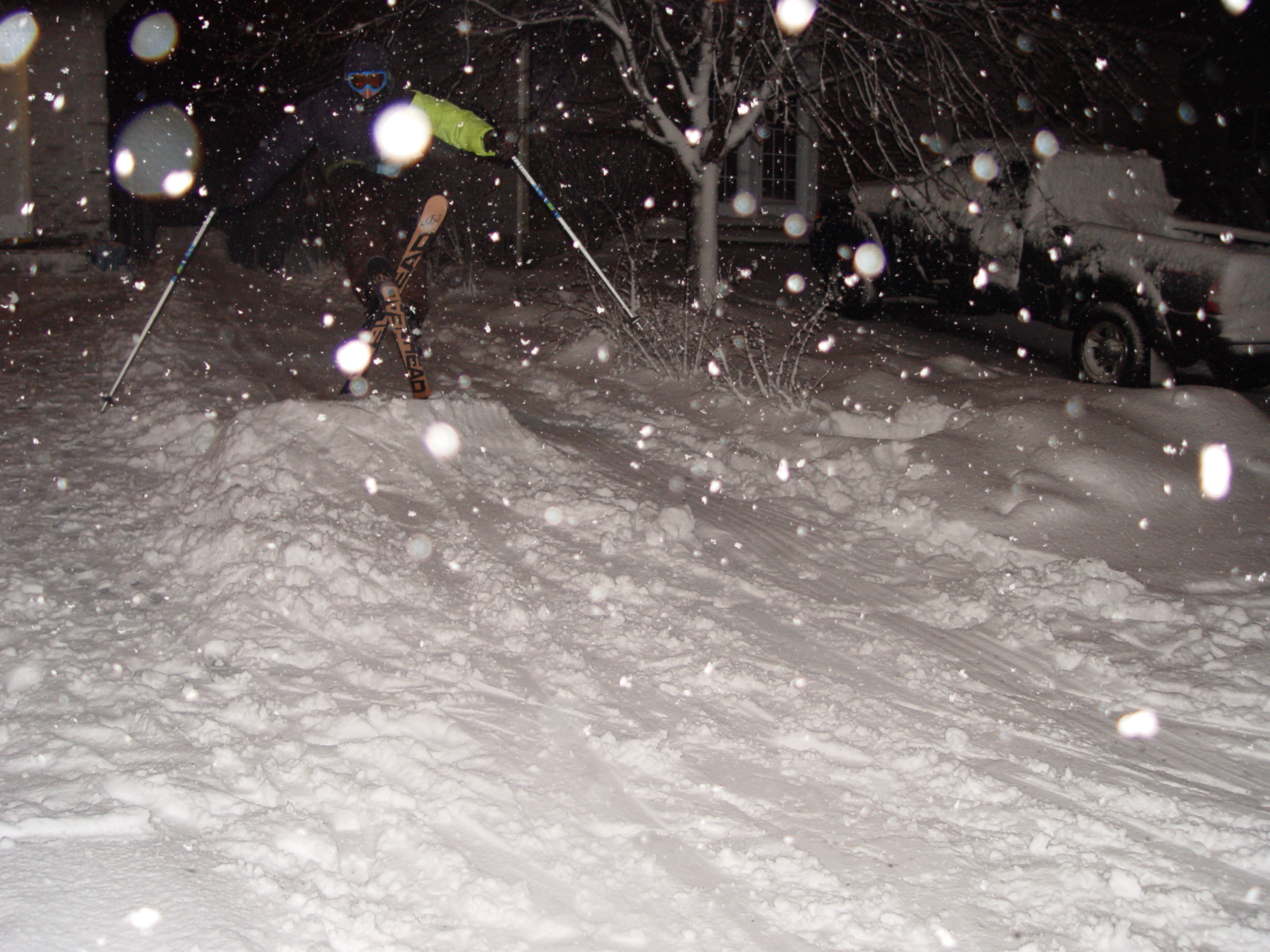 Front Yard Skiing