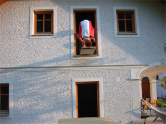 frontflip out of the attic