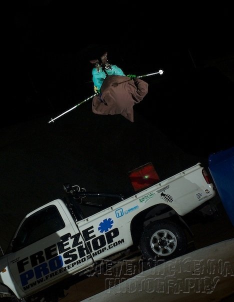 Frontflip over the freeze truck