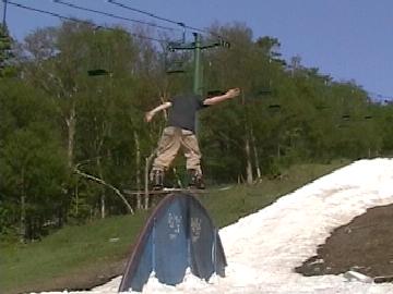 frontside boardslide this time