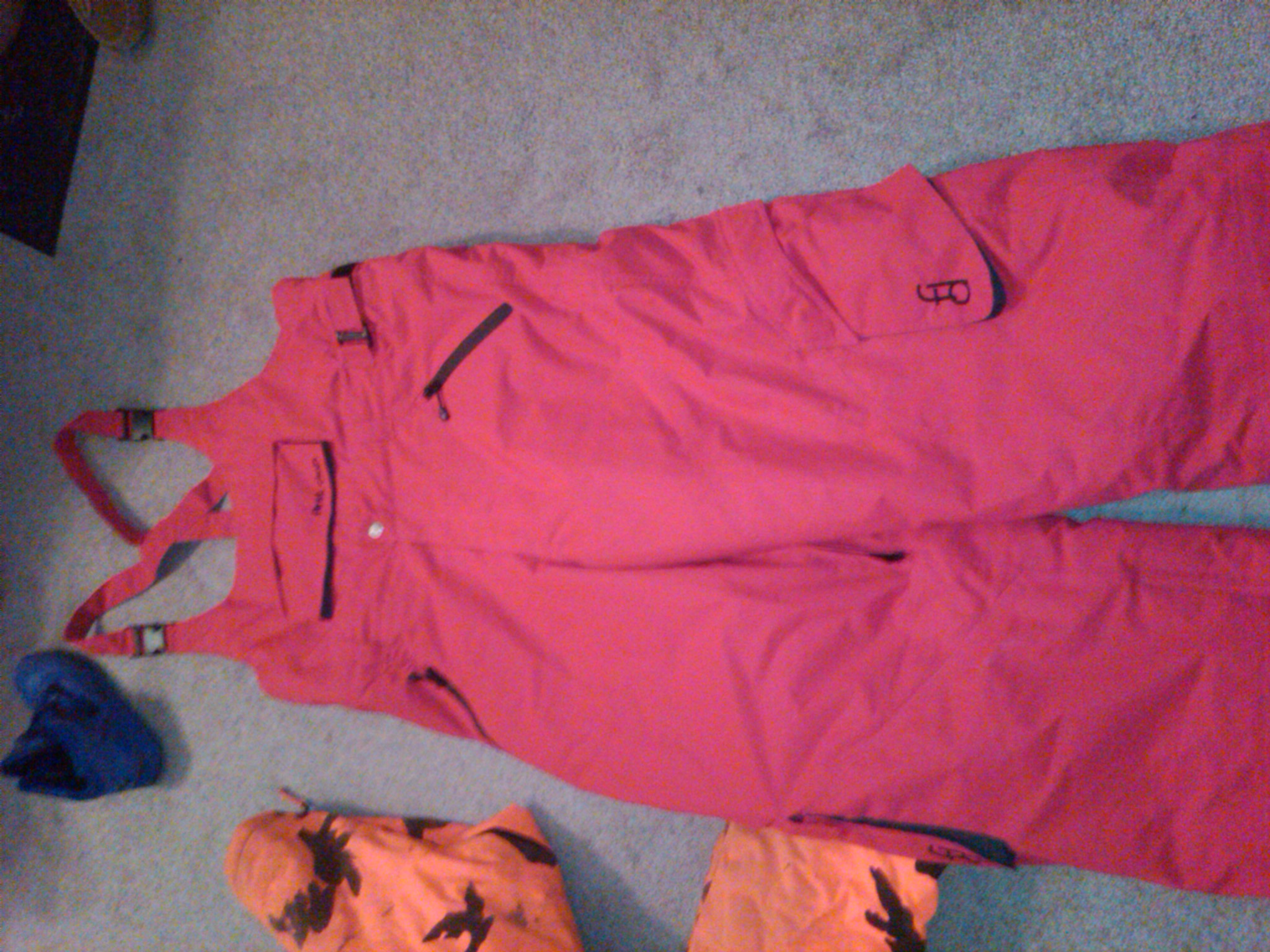 FS : First Drop XL Red Pants with Red Bibs