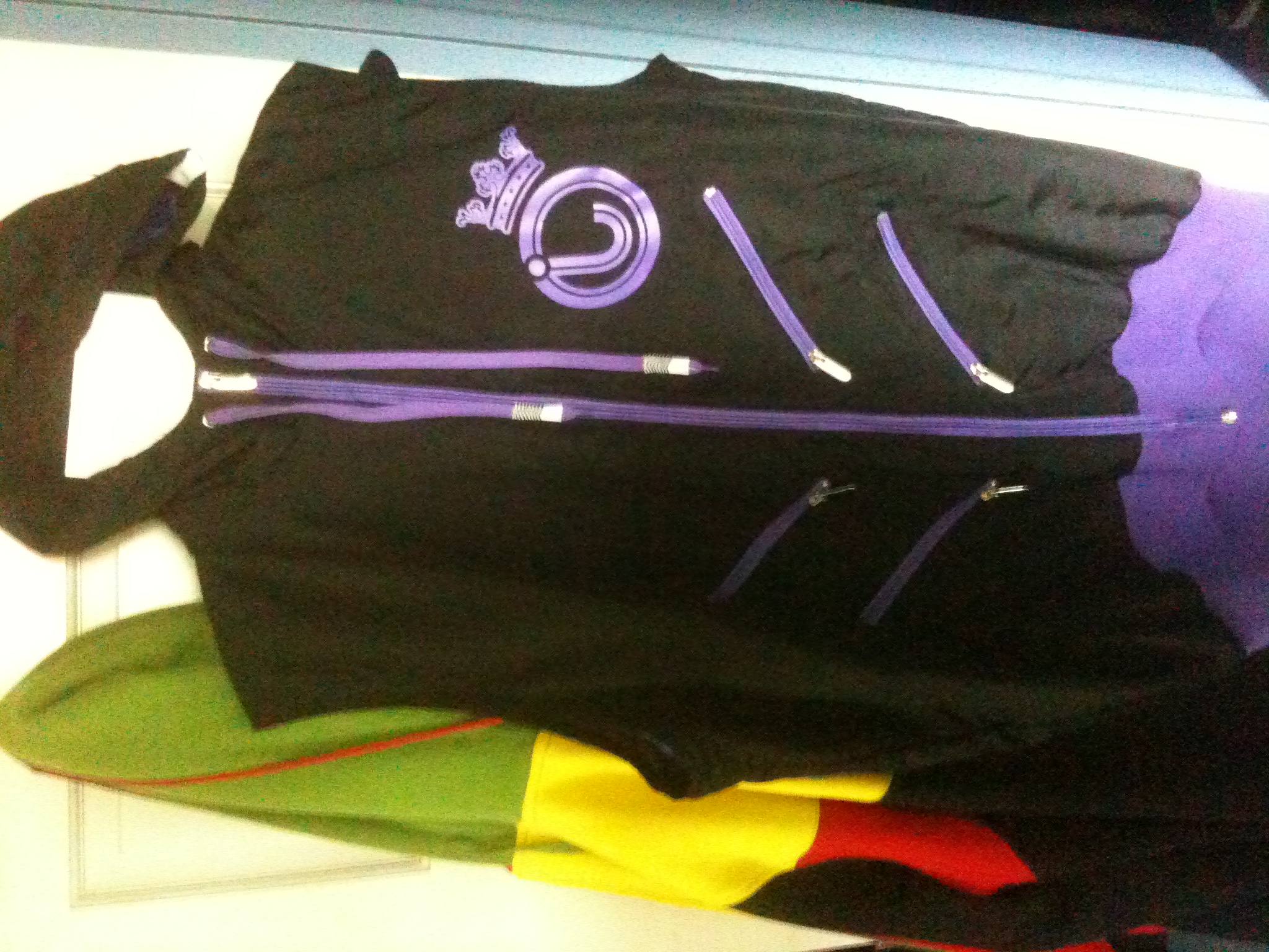 FS: JIBERISH IGNANT VEST BLACK/PURPLE XL