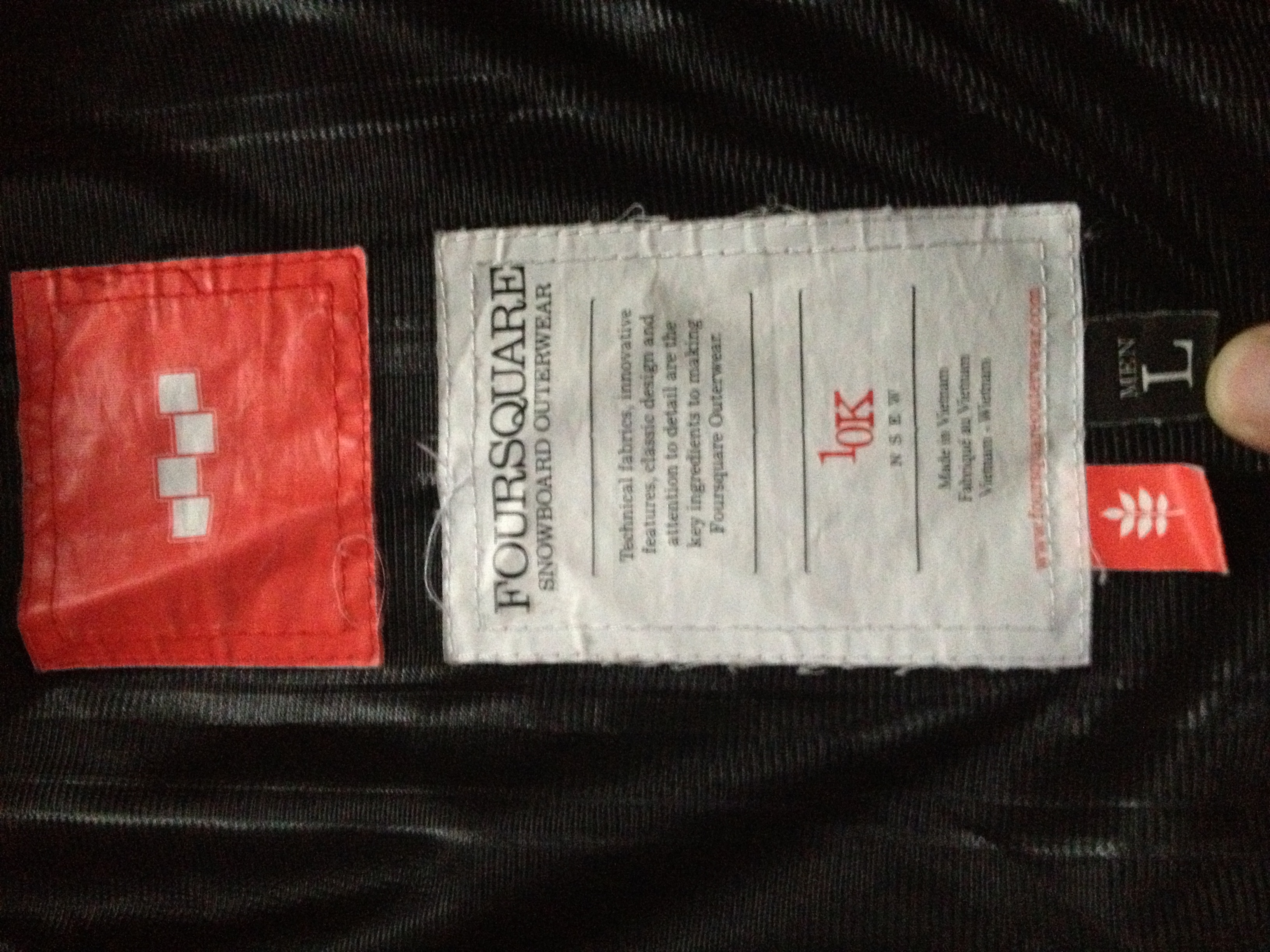 FS: Large foursquare outerwear