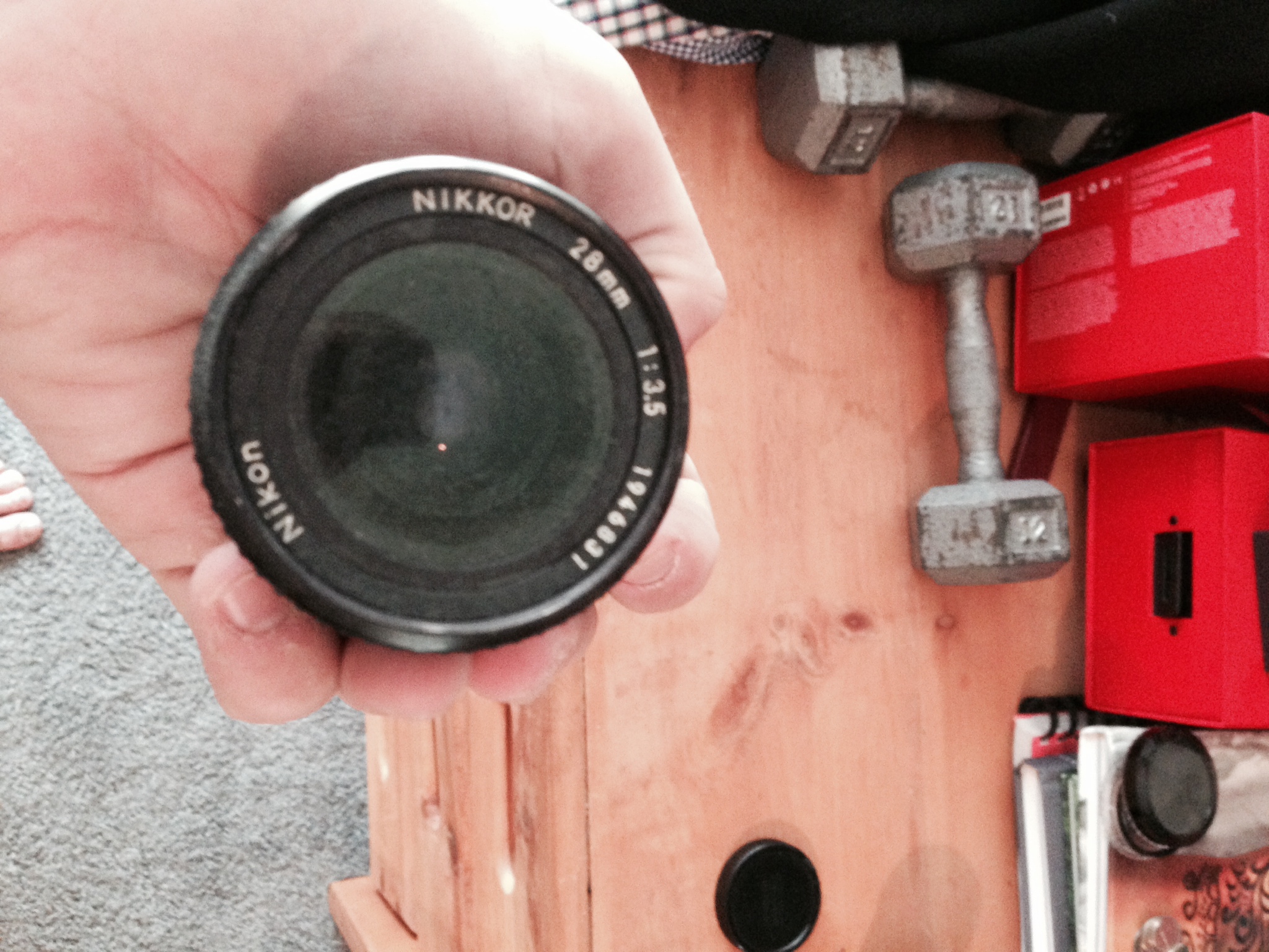 FS: Nikon 28mm 3.5 w/ canon eos convertor