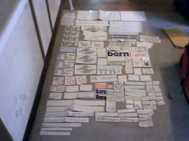 Full Shot of Diecut Sticker Collection