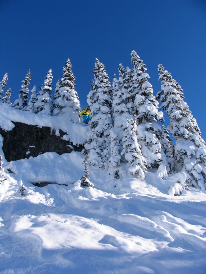 fun little cliff in million dollar ridge