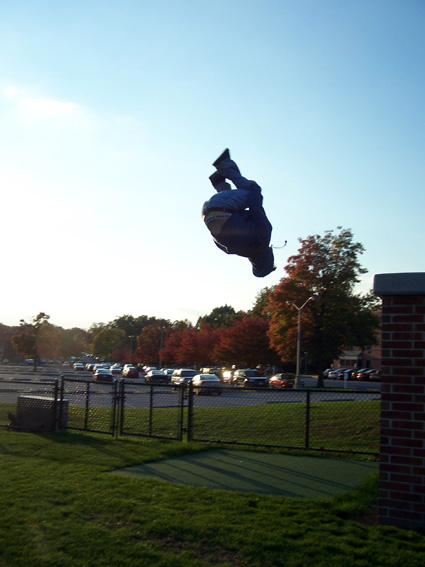 Gainer off Baseball Dug-out