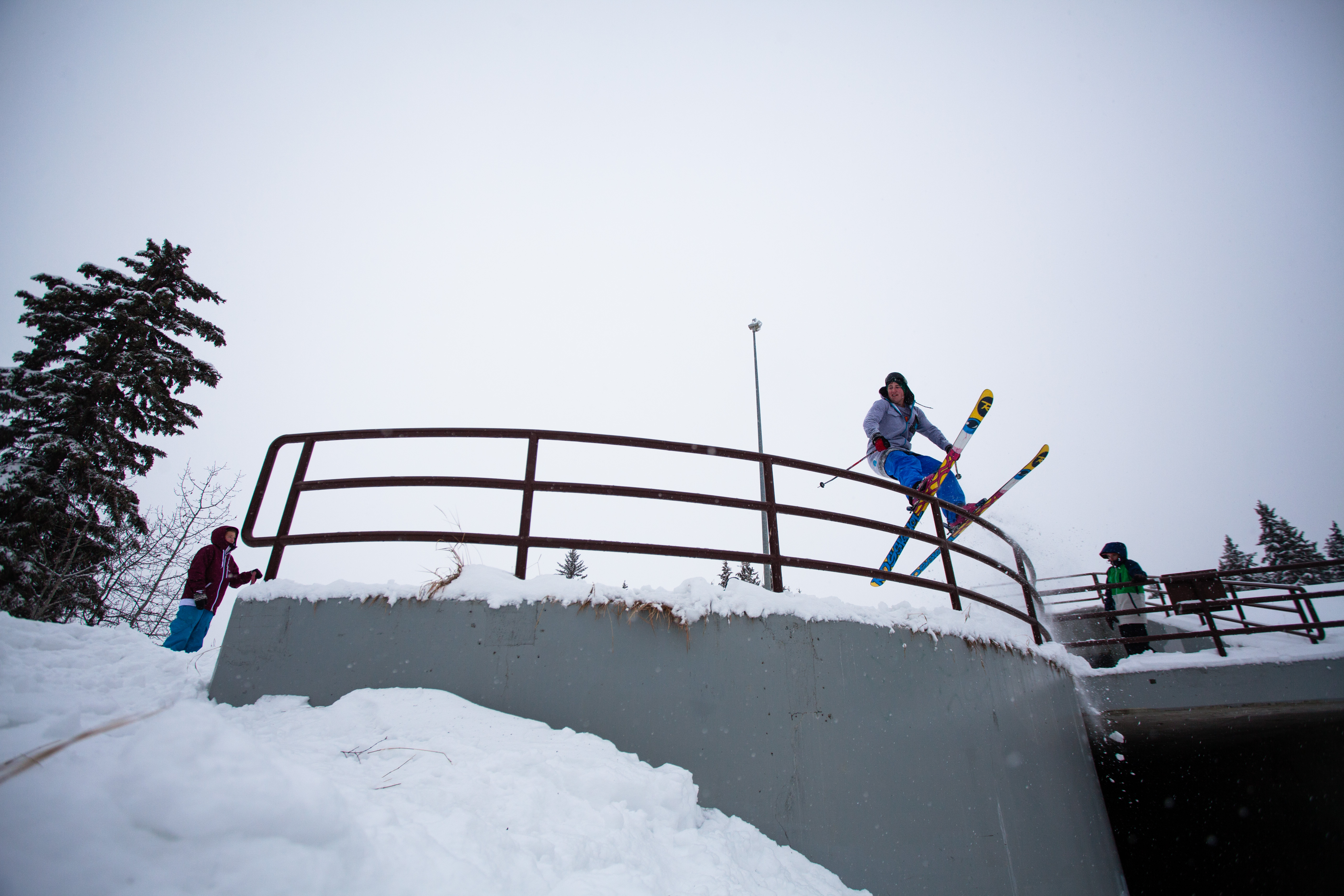 Garett on the C-rail