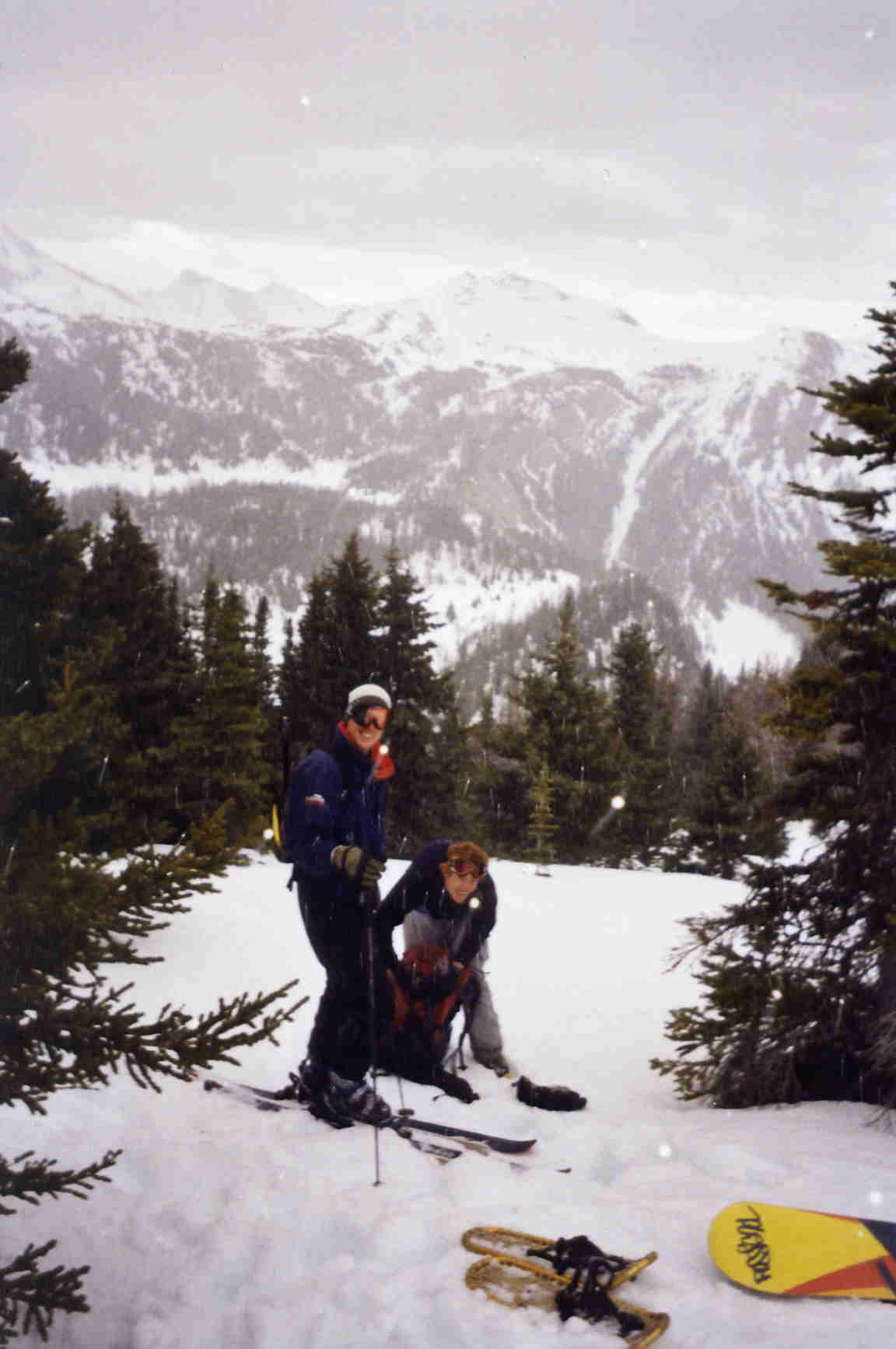 getting ready for a hike