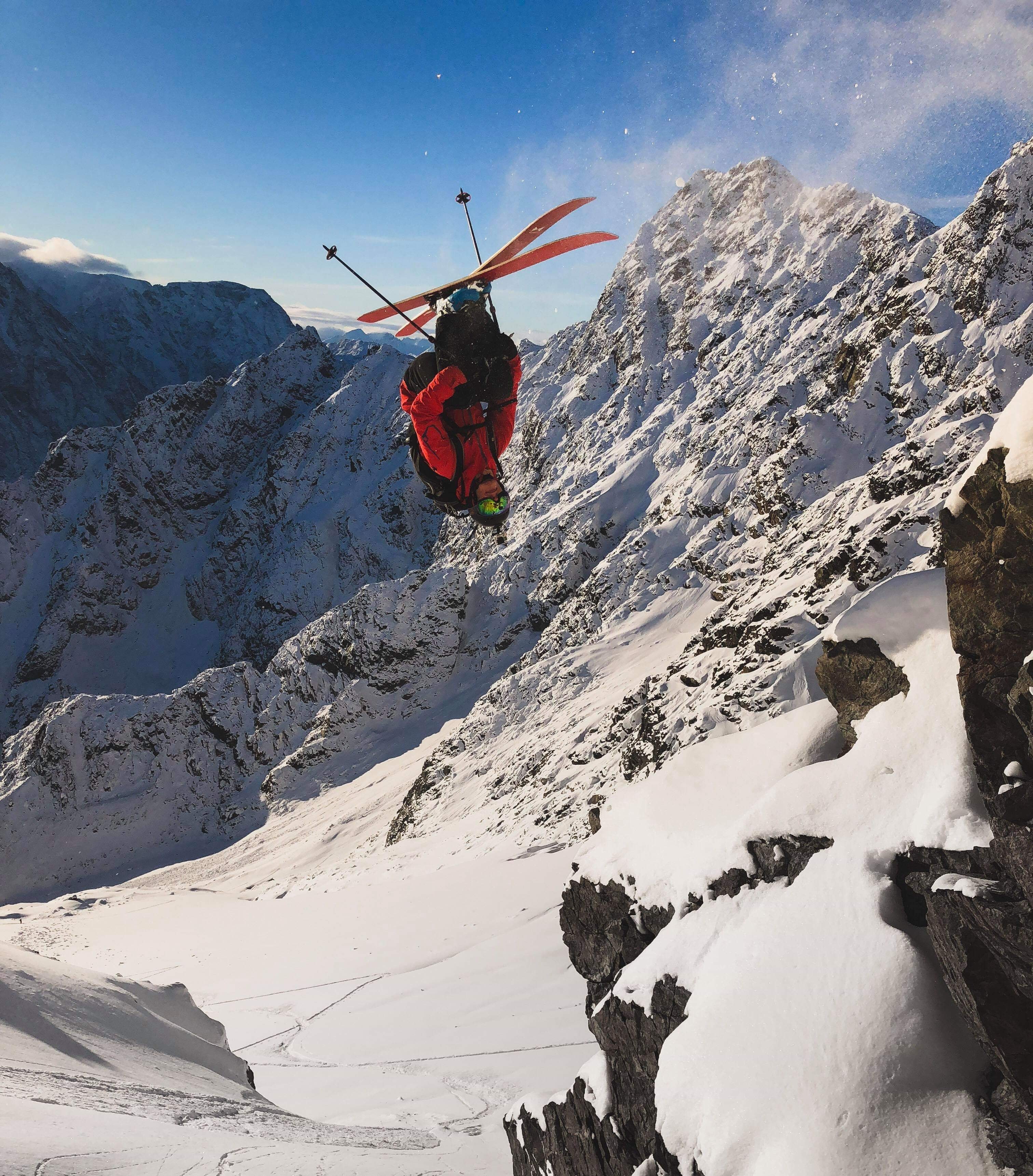 Glacier skiing in Northern Norway right now 