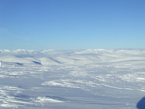 Glenshee BC Trip 12/1/08 (Looking Across The Cairngorm Mountains)
