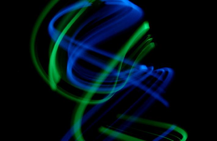 GlowSticks Dipped N XTC  colors:blue and green