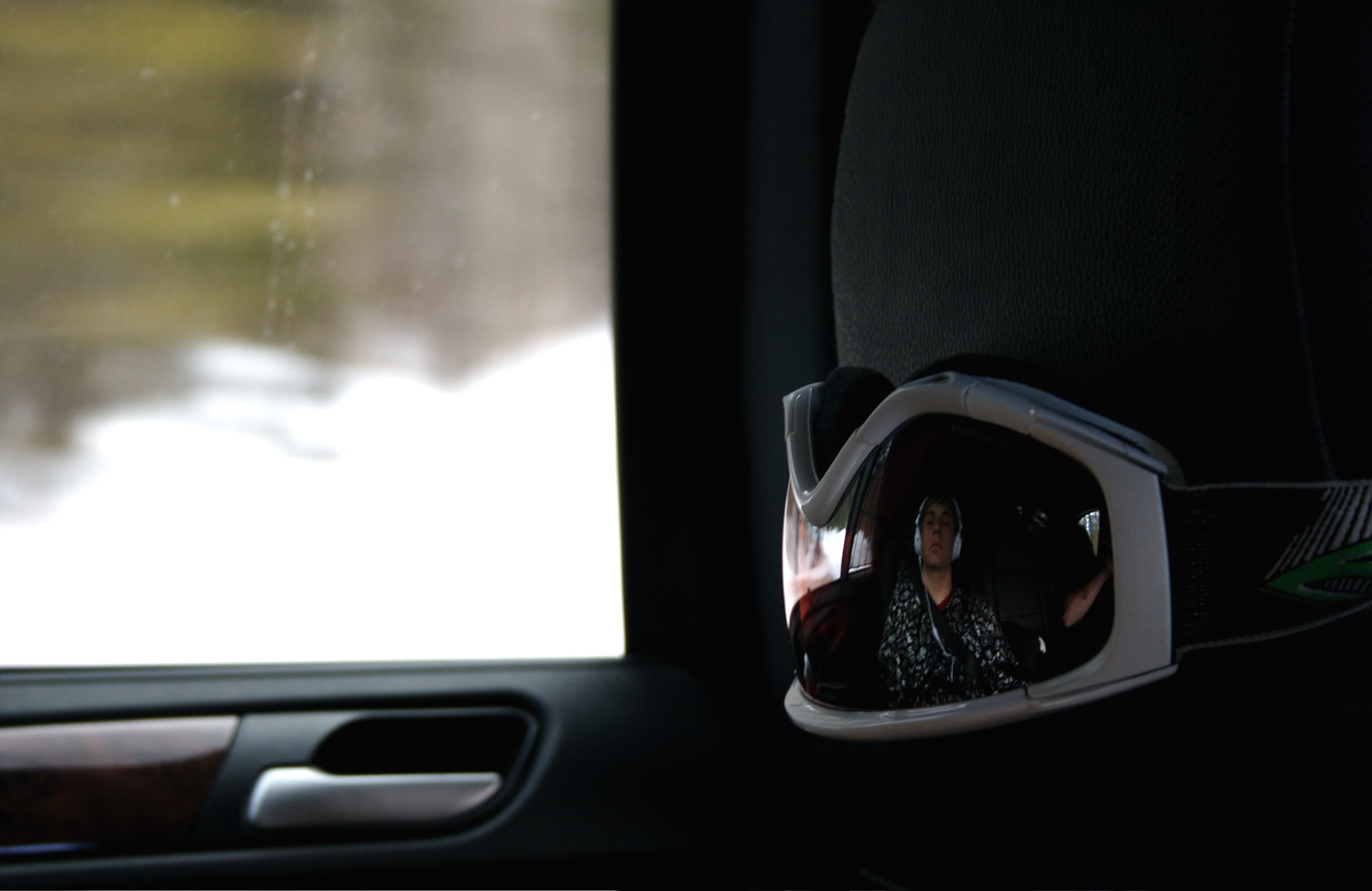 Gogs dans la Voiture